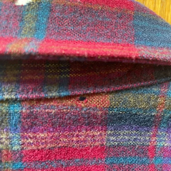 Vintage Pendleton Red Flannel XL | Made in USA - Picture 11 of 16